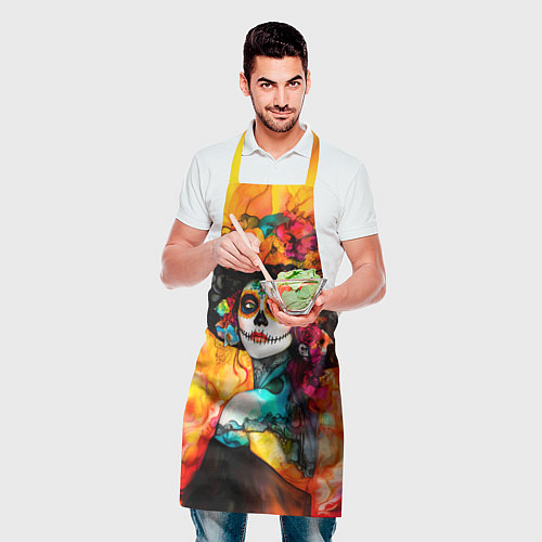 Фартук Катрина в черной шляпе / 3D-принт – фото 2