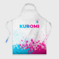 Фартук Kuromi neon gradient style посередине