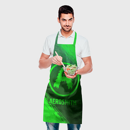 Фартук Aerosmith - green gradient / 3D-принт – фото 2