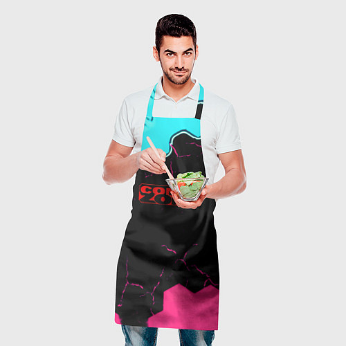 Фартук Comix zone hexagon / 3D-принт – фото 2