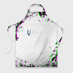Фартук кулинарный Vrising глитч краски, цвет: 3D-принт