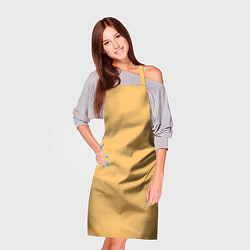 Фартук кулинарный Эмоция радости - желтый, цвет: 3D-принт — фото 2