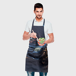 Фартук кулинарный Mercedes benz auto, цвет: 3D-принт — фото 2