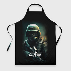 Фартук кулинарный CS counter terrorist, цвет: 3D-принт