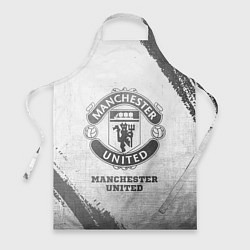 Фартук кулинарный Manchester United - white gradient, цвет: 3D-принт