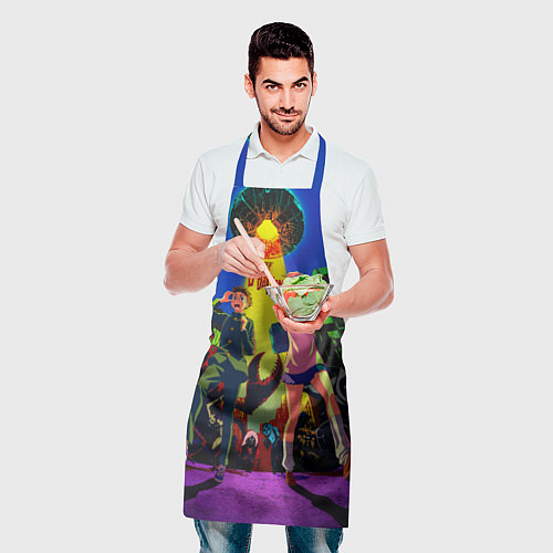 Фартук Dandadan: Момо и Кэн / 3D-принт – фото 2