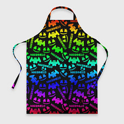 Фартук Marshmello neon steel pattern