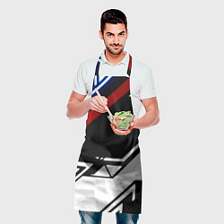 Фартук кулинарный Doom steel geometry, цвет: 3D-принт — фото 2