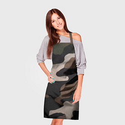 Фартук кулинарный Армейский камуфляж, цвет: 3D-принт — фото 2