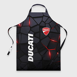 Фартук кулинарный Ducati - плиты с эффектом свечения, цвет: 3D-принт