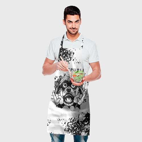 Фартук OneRepublic - рок пес / 3D-принт – фото 2