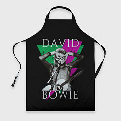 Фартук кулинарный David Bowie - hand goggles, цвет: 3D-принт