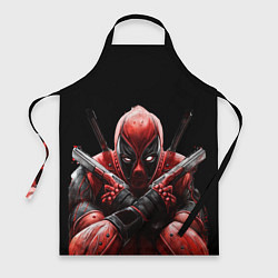 Фартук кулинарный Bloody Deadpool, цвет: 3D-принт