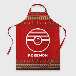Фартук кулинарный Pokemon new year, цвет: 3D-принт