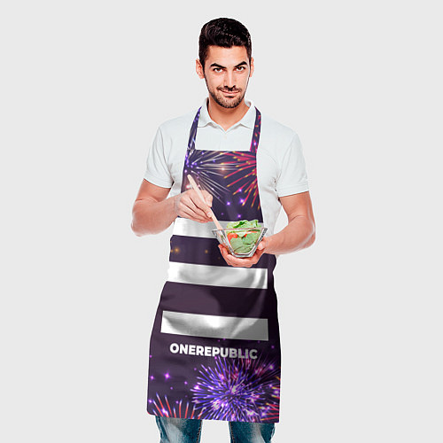 Фартук Праздничный OneRepublic / 3D-принт – фото 2