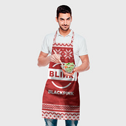 Фартук кулинарный Новогодний Blackpink, цвет: 3D-принт — фото 2