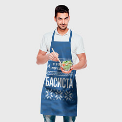 Фартук кулинарный С годом лучшего Басиста, цвет: 3D-принт — фото 2