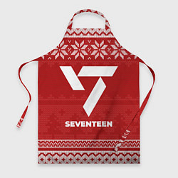 Фартук кулинарный Новогодний Seventeen, цвет: 3D-принт