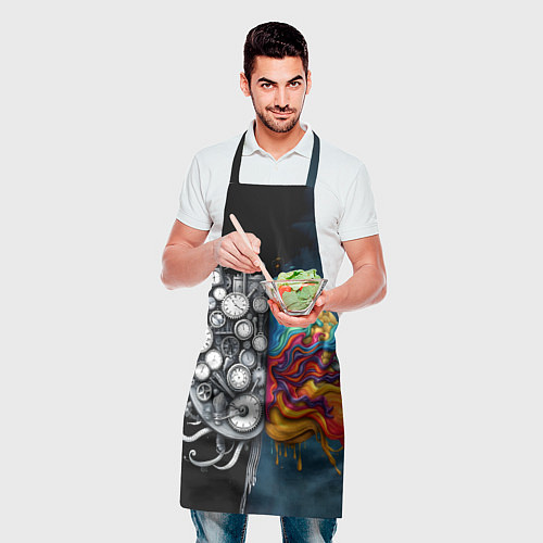 Фартук Креативный мозг / 3D-принт – фото 2