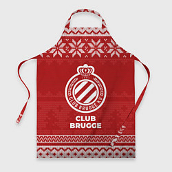 Фартук кулинарный Новогодний Club Brugge, цвет: 3D-принт