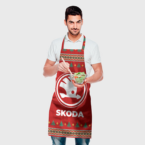 Фартук Skoda new year / 3D-принт – фото 2