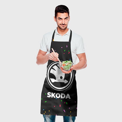 Фартук Skoda конфети / 3D-принт – фото 2