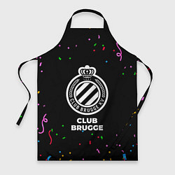 Фартук кулинарный Club Brugge конфети, цвет: 3D-принт