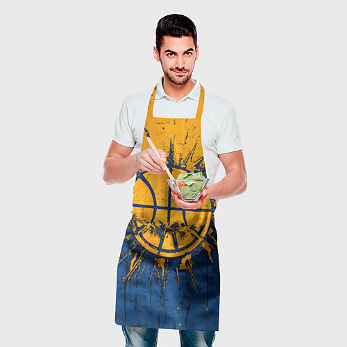 Фартук Голден Стэйт Уорриорз баскетбольный мяч / 3D-принт – фото 2