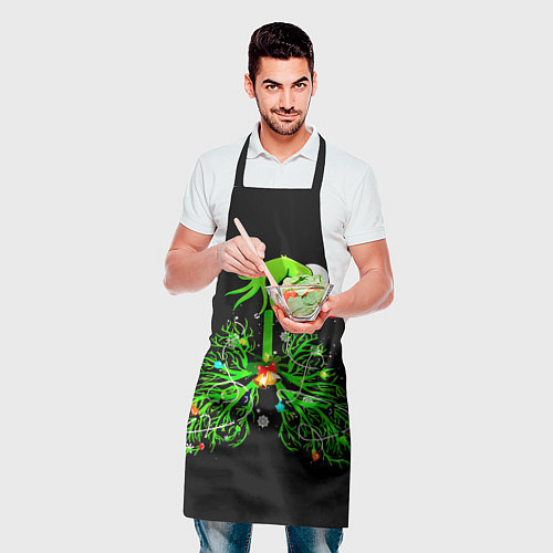 Фартук Гринч похищает сердца / 3D-принт – фото 2