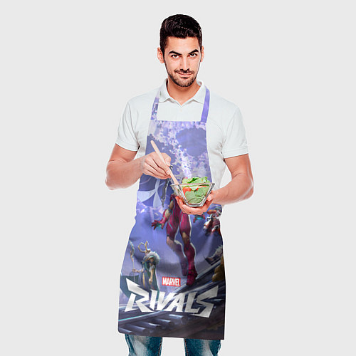 Фартук Герои Marvel rivals / 3D-принт – фото 2