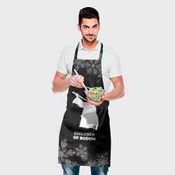 Фартук кулинарный Снежный Children of Bodom, цвет: 3D-принт — фото 2