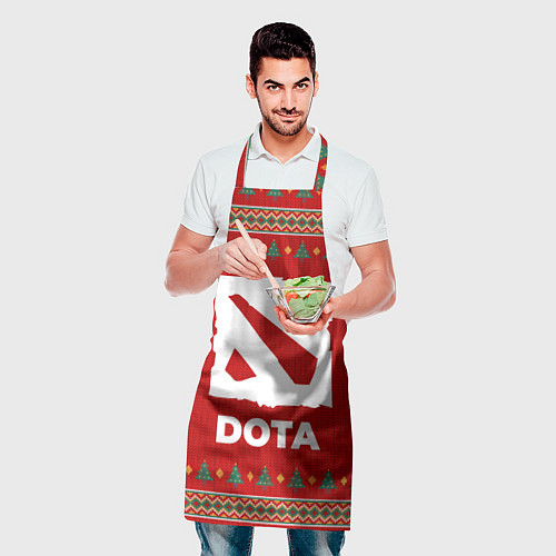 Фартук Dota new year / 3D-принт – фото 2