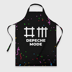 Фартук кулинарный Depeche Mode конфети, цвет: 3D-принт