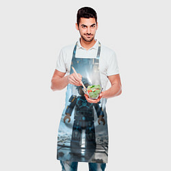 Фартук кулинарный Роблокс электрический, цвет: 3D-принт — фото 2
