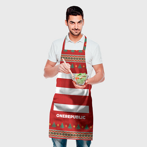 Фартук OneRepublic new year / 3D-принт – фото 2