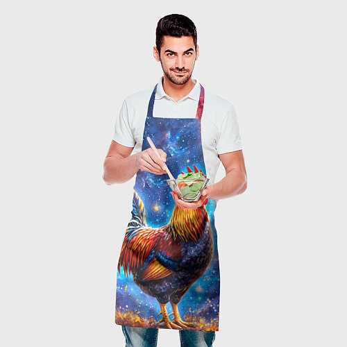 Фартук Петух в космосе / 3D-принт – фото 2