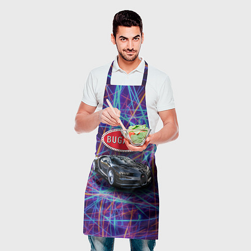Фартук Bugatti Italy - мечта автомобилиста / 3D-принт – фото 2