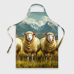 Фартук Четыри овцы в горах