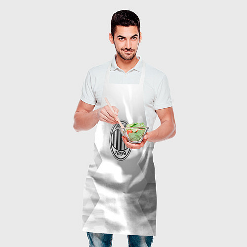 Фартук AC Milan white poly / 3D-принт – фото 2