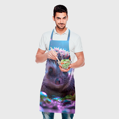 Фартук Ёжики в сказаочном лесу / 3D-принт – фото 2