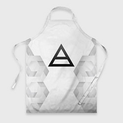 Фартук кулинарный Thirty Seconds to Mars white poly, цвет: 3D-принт