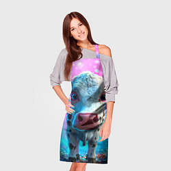 Фартук кулинарный Коровка в сказочном лесу, цвет: 3D-принт — фото 2