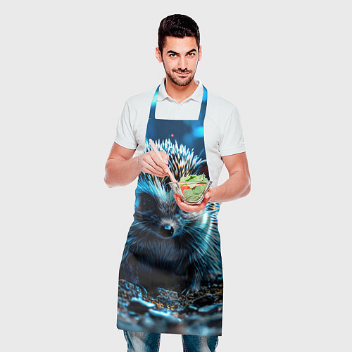 Фартук Ежик в разрядах молний / 3D-принт – фото 2