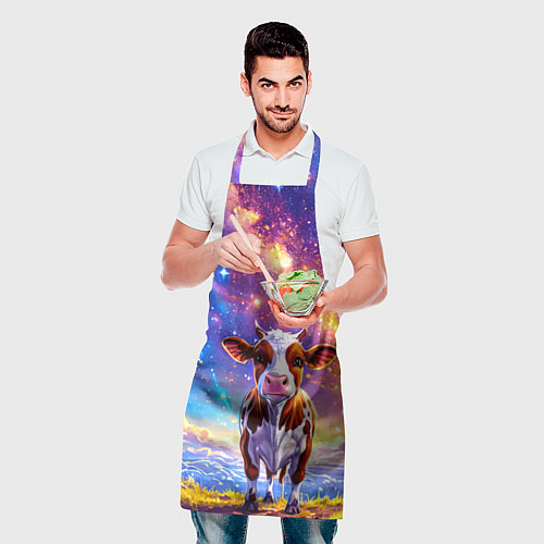 Фартук Коровка и звездное небо / 3D-принт – фото 2