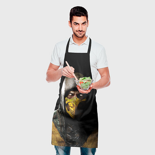 Фартук Mortal kombat Scorpion - кто следующий / 3D-принт – фото 2