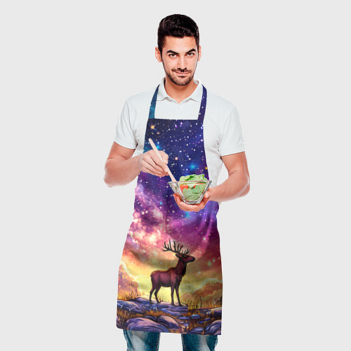 Фартук Лось и звездное небо / 3D-принт – фото 2