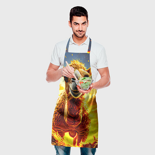 Фартук Верблюд в огне / 3D-принт – фото 2