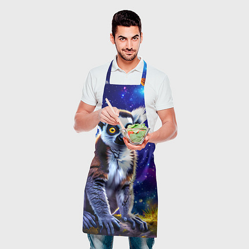 Фартук Лемур и звездная ночь / 3D-принт – фото 2