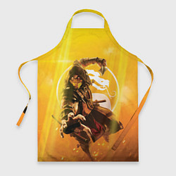 Фартук кулинарный Скорпион - Mortal Kombat, цвет: 3D-принт