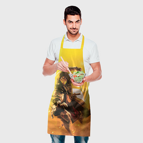 Фартук Скорпион - Mortal Kombat / 3D-принт – фото 2